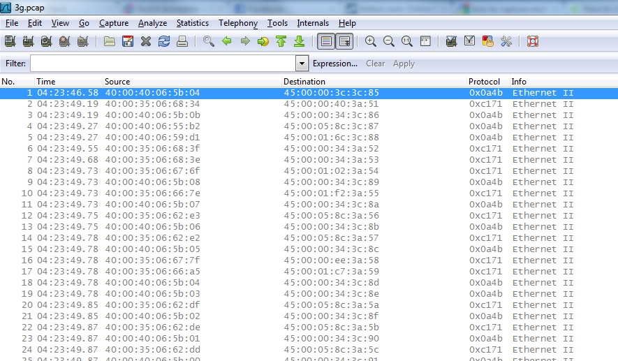 wireshark capture packets on my device