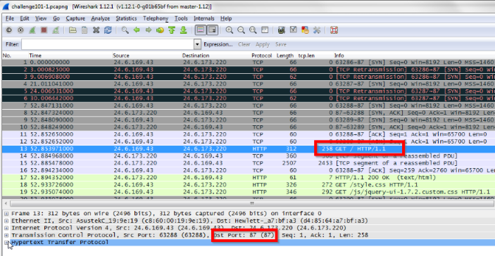 what port does wireshark use